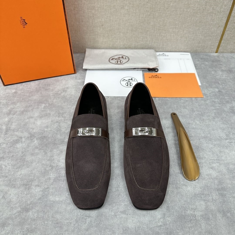 H**mes leather shoes